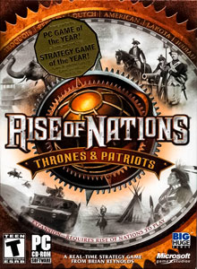 Обложка от игры Rise Of Nations Thrones And Patriots