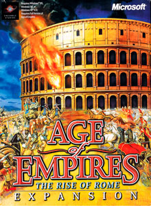 Обложка от игры Age Of Empires The Rise Of Rome