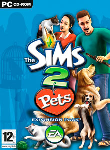 Обложка от игры Sims 2 Pets