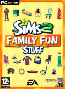 Обложка от игры The Sims 2 Family Fun Stuff