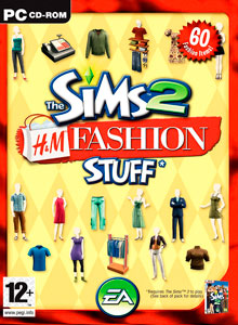 Обложка от игры Sims 2 H&M Fashion Stuff