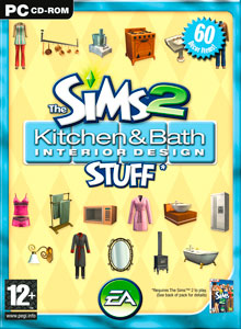 Обложка от игры Sims 2 Kitchen And Bath Interior Design Stuff