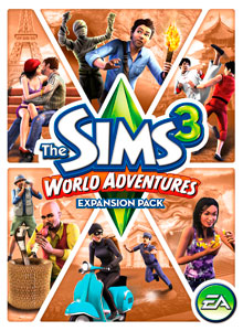 Обложка от игры Симс 3 Мир Приключений