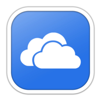 OneDrive Штучная Иконка в стиле Squircle