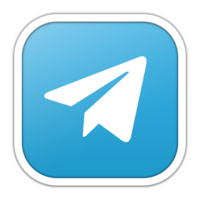 Telegram Штучная Иконка в стиле Squircle
