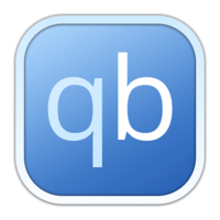 QBitTorrent Штучная Иконка в стиле Squircle