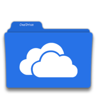 OneDrive Штучная Иконка в стиле Folder