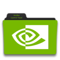 Nvidia Control Panel Штучная Иконка в стиле Folder