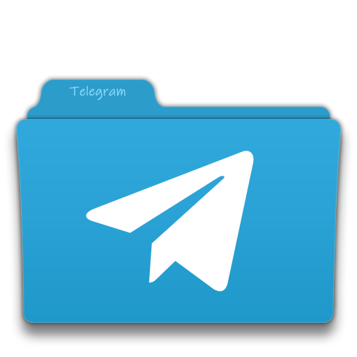Telegram Штучная Иконка в стиле Folder
