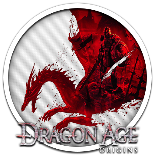 Dragon Age - Origins Иконка (White Circle) 2
